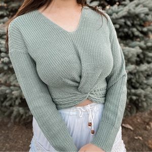 Francesa’s Brand New Blue Sweater